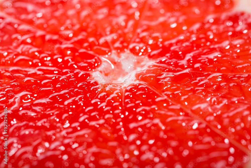 Close up of the pulp of a red grapefruit. Macro.
Close up of the pulp of a red grapefruit. Macro.