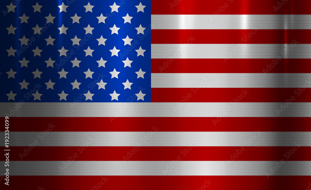 USA Flag Metallic Texture Abstract Background USA Flag Metallic Texture Abstract Background