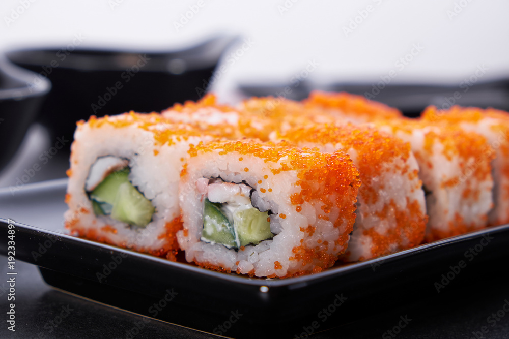 Japanese sushi and rolls cuisine Japanese sushi and rolls cuisine
