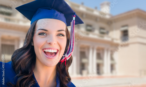 Happy Graduating Mixed Race...