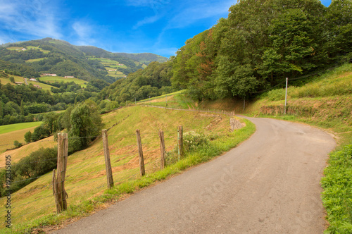 The road of Santiago through the Pyrenees