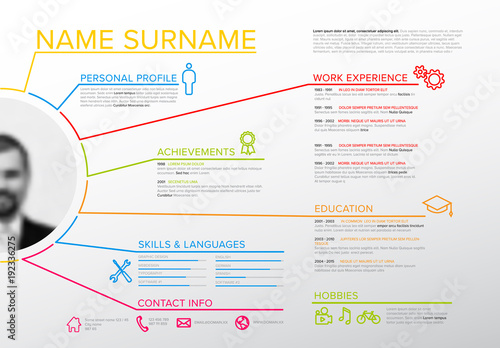 Original cv / resume template