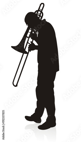 Posaunist, Silhouette