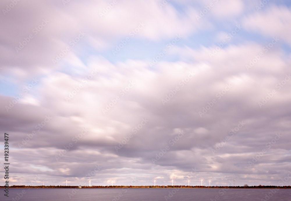 Wind Park Long Exposure