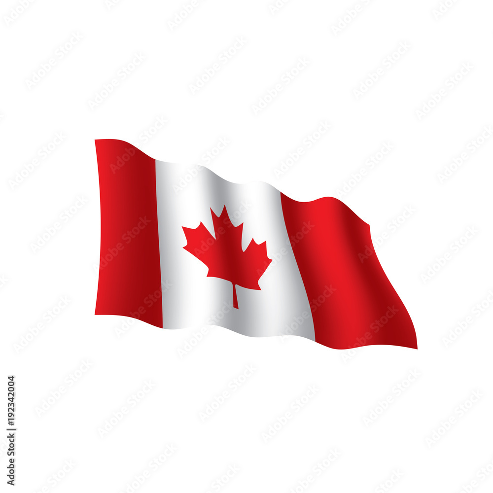 Canada flag, vector illustration Canada flag, vector illustration