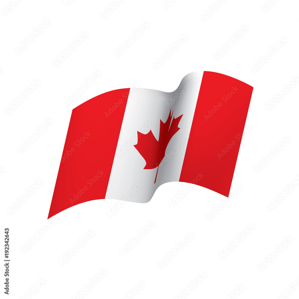 Canada flag, vector illustration Canada flag, vector illustration