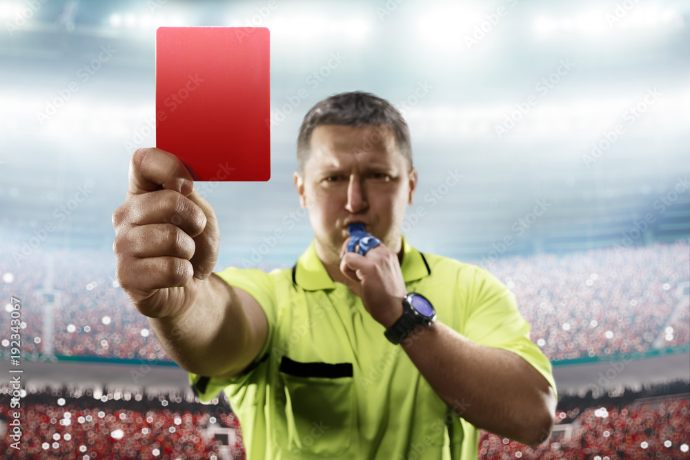 Referee Showing The Red Card In The Soccer Stadium Stock Photo Adobe referee-showing-the-red-card-in-the-soccer-stadium-stock-photo-adobe