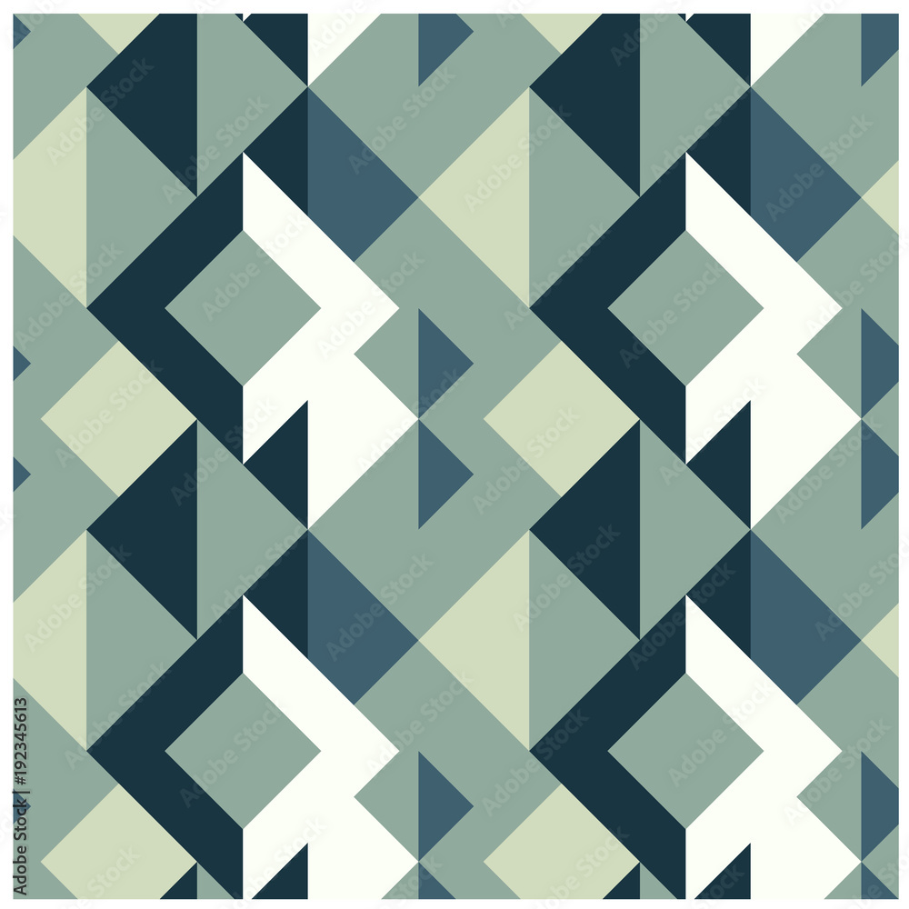 Geometric shades and light squares seamless pattern. Design for print, fabric, textile. Seamless wallpaper.