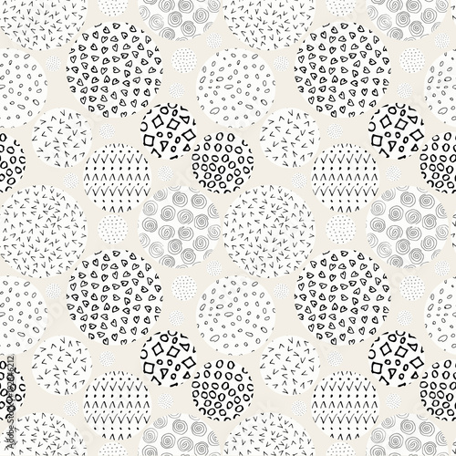 hand drawn marker and ink seamless patterns