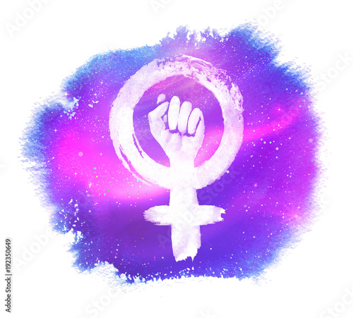 Women Protest Feminism symbol