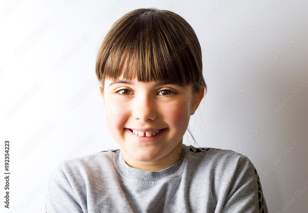 Portrait of a happy little girl Portrait of a happy little girl