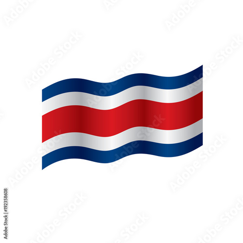 Costa Rica flag, vector illustration Free Download Costa Rica flag, vector illustration - GFXLoad