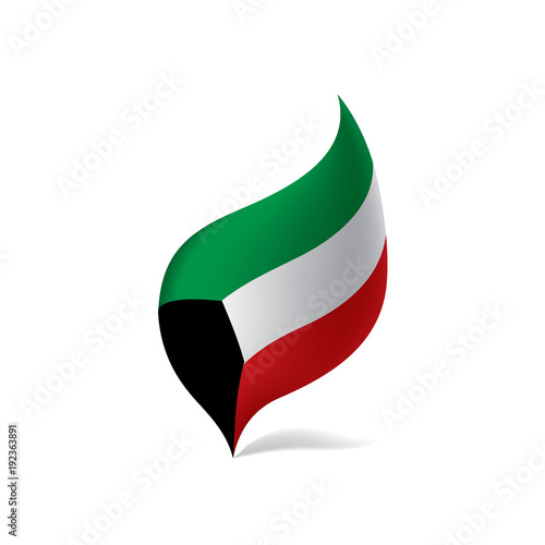 Kuwait flag, vector illustration