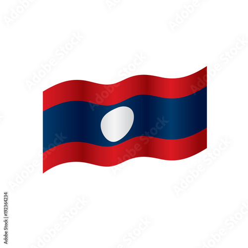 Laos flag, vector illustration Free Download Laos flag, vector illustration - GFXLoad