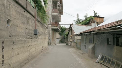 Streets in the Borjomi city - Georgia photo