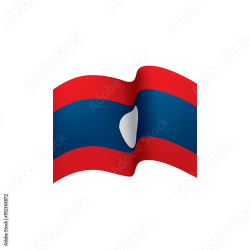 Free Download Laos flag, vector illustration - GFXLoad