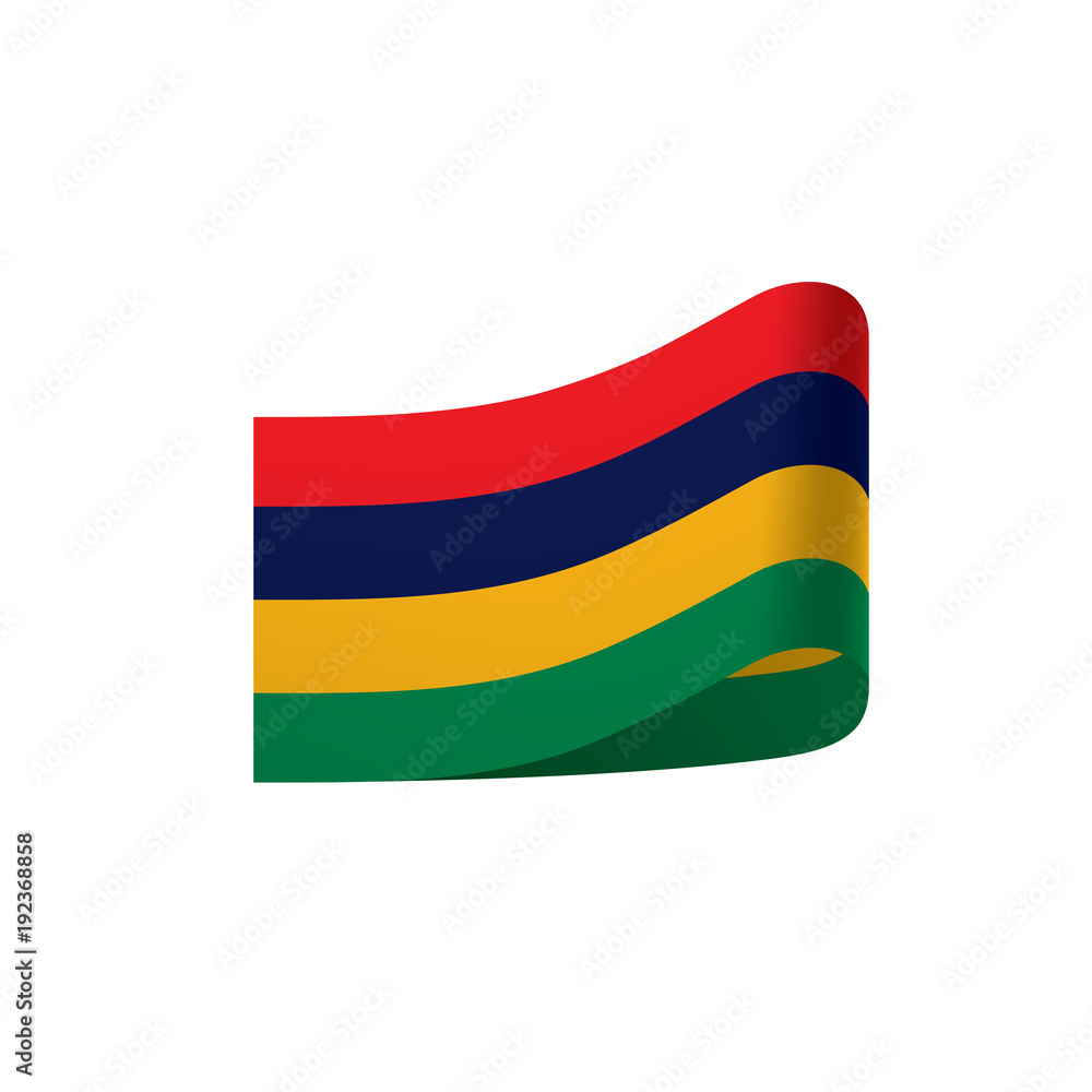 Mauritius flag, vector illustration Mauritius flag, vector illustration