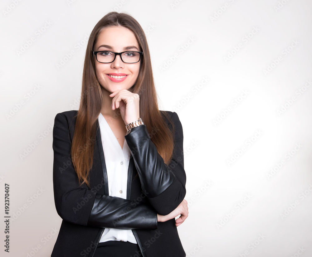 beautiful young woman with long hair wearing wrist watch beautiful young woman with long hair wearing wrist watch