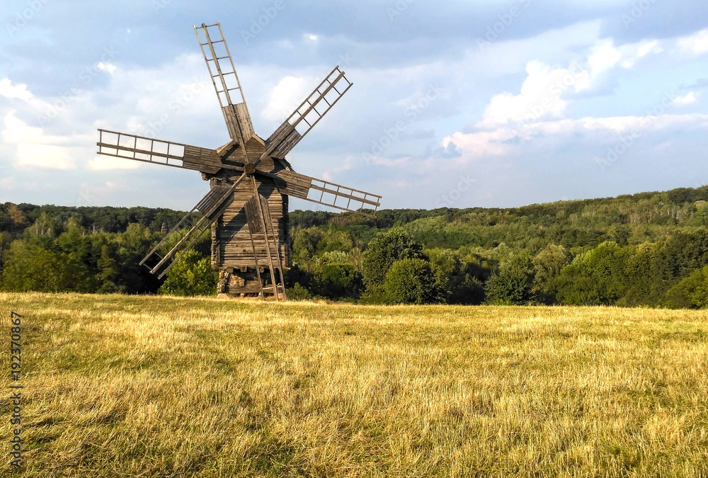 Windmill in Pyrohiv museum near Kyiv Windmill in Pyrohiv museum near Kyiv