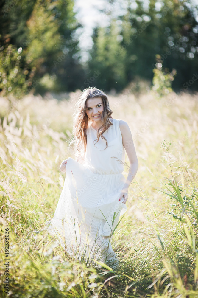 Girl in the high grass. Girl in the high grass.