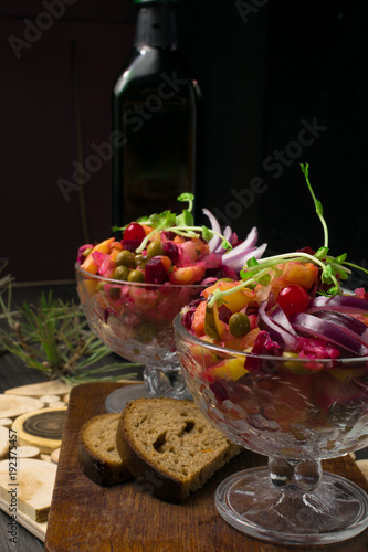 the vinaigrette beet salad photo