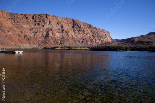 The view from Lees Ferry in Arizona