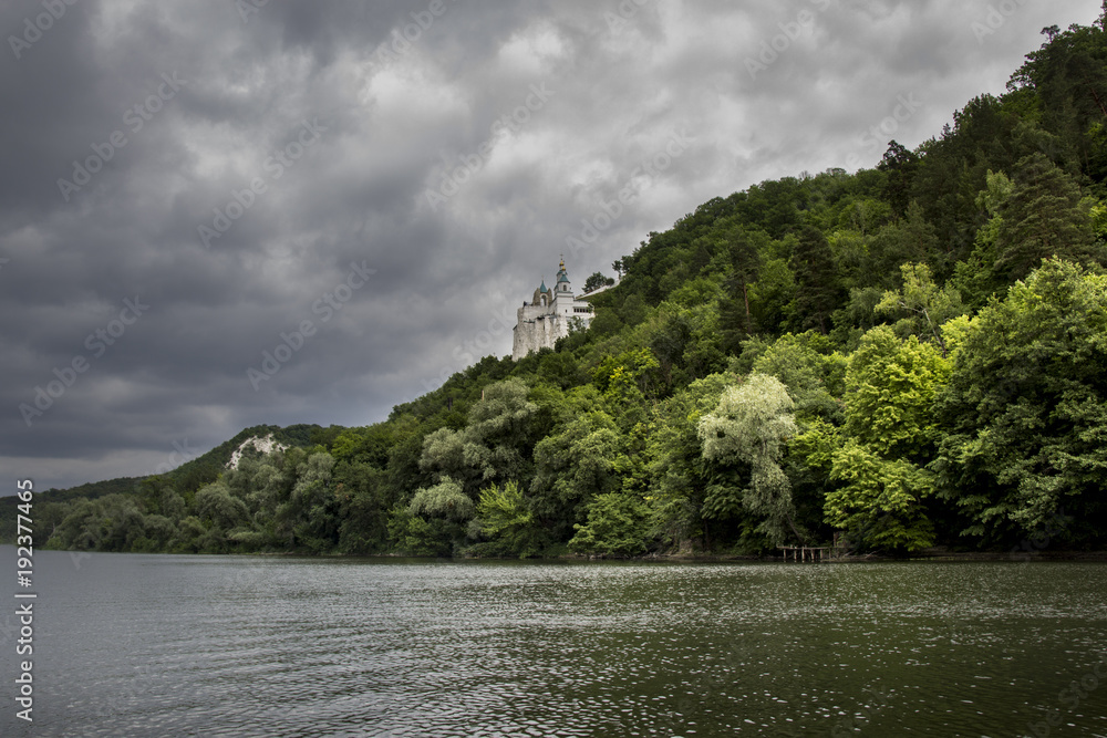 Fototapeta premium old castle or a church