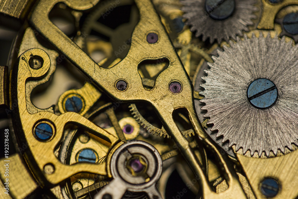 Mechanical watch, close up, watch repair