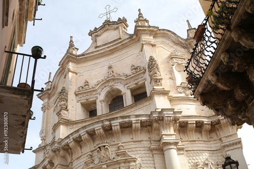 Lecce, facade of the church of San Matteo - Italy