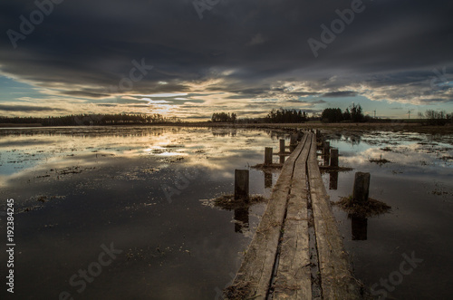 A jetty with water on both sides © Kilman Foto