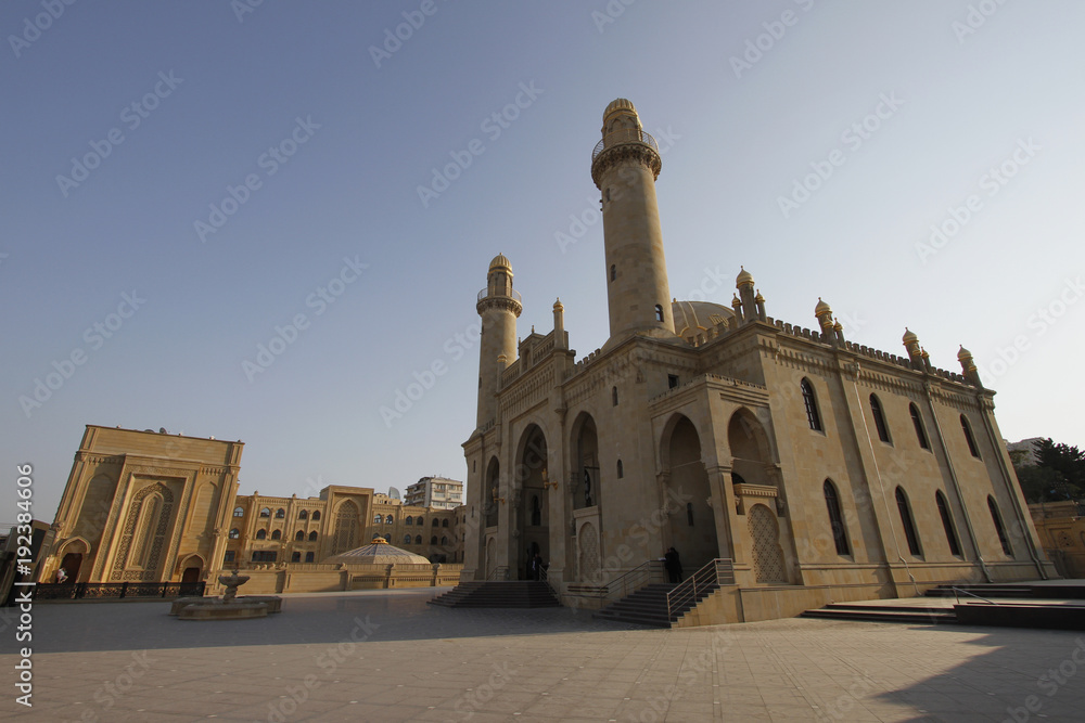 Taza Pir Shia Mosque in Baku, Azerbaijan