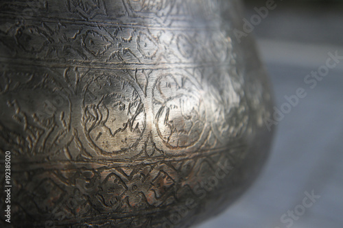 Detail of a traditional jug from Azerbaijan  photo