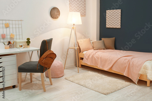 Interior of cozy children's...