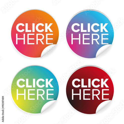 Click here label button