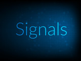 Signals abstract Technology Backgound