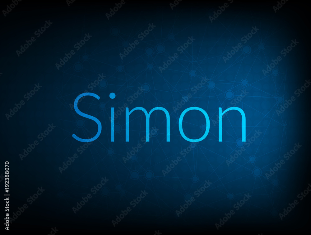 Simon abstract Technology Backgound