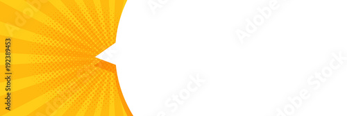 Speech Bubble in Pop-Art Style