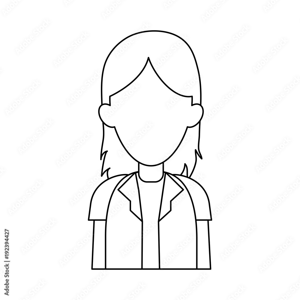 Woman doctor profile icon vector illustration graphic design Woman doctor profile icon vector illustration graphic design