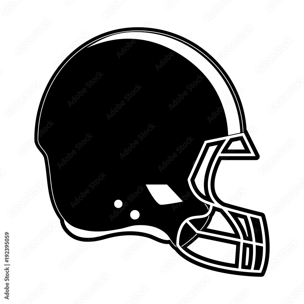 Helmet american football icon vector illustration graphic design