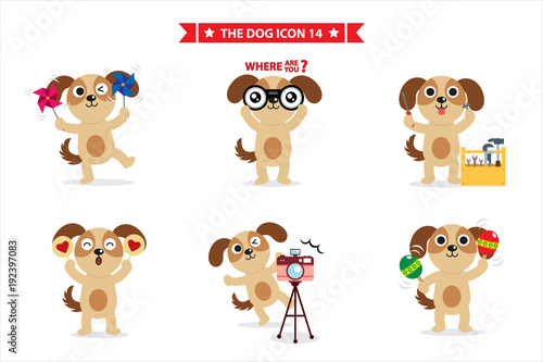 dog icon for sticker apps