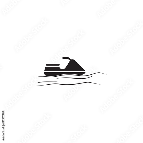 water scooter icon. Elements of beach holidays icon. Premium quality graphic design. Signs and symbols icon for websites, web design, mobile app