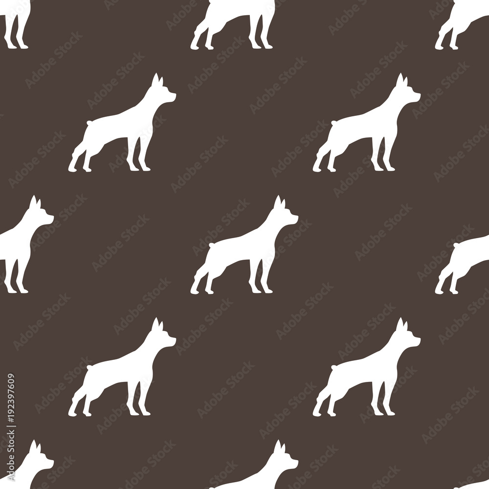 dog seamless pattern