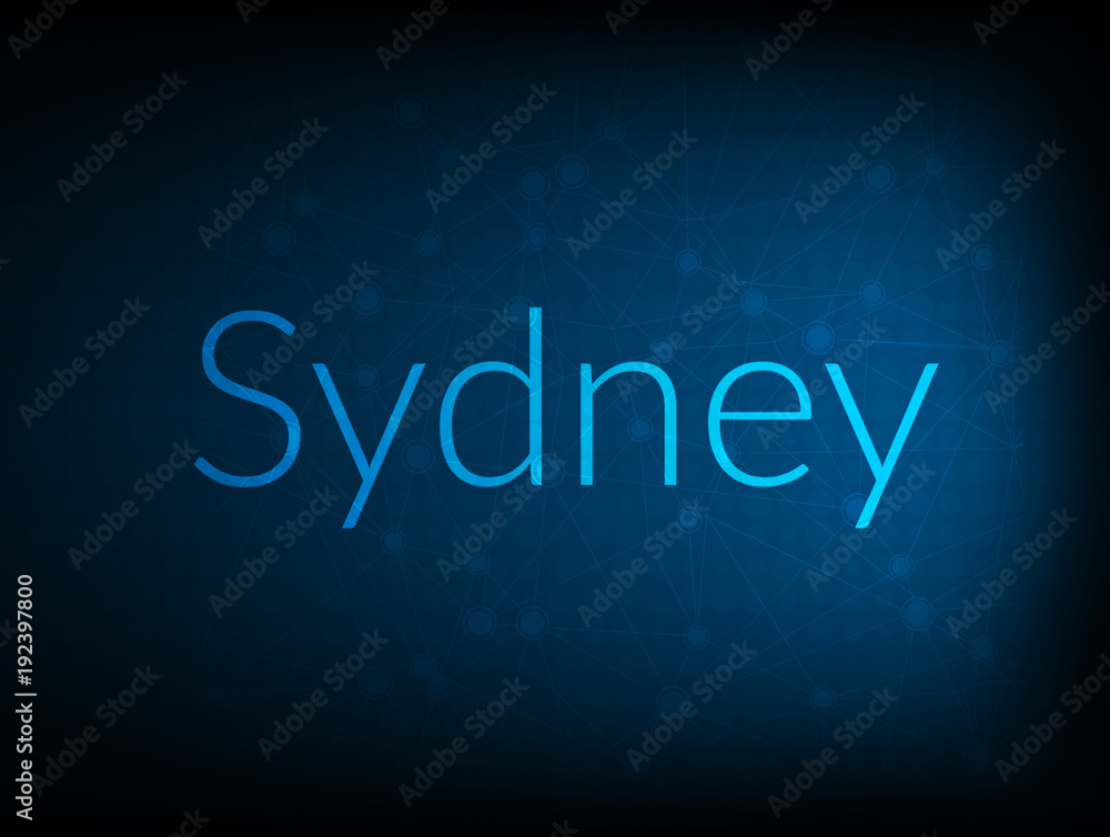 Sydney abstract Technology Backgound Sydney abstract Technology Backgound