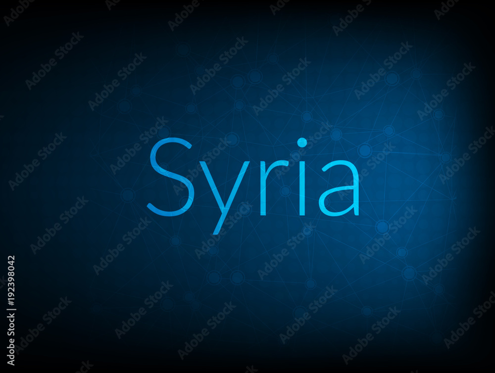 Syria abstract Technology Backgound