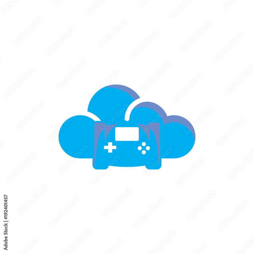 Game Cloud Logo Icon Design Game Cloud Logo Icon Design
