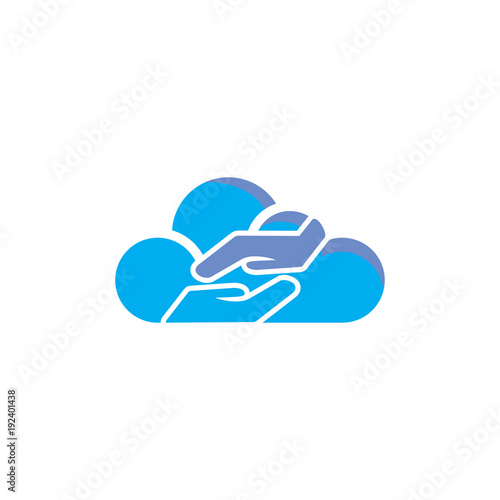 Care Cloud Logo Icon Design