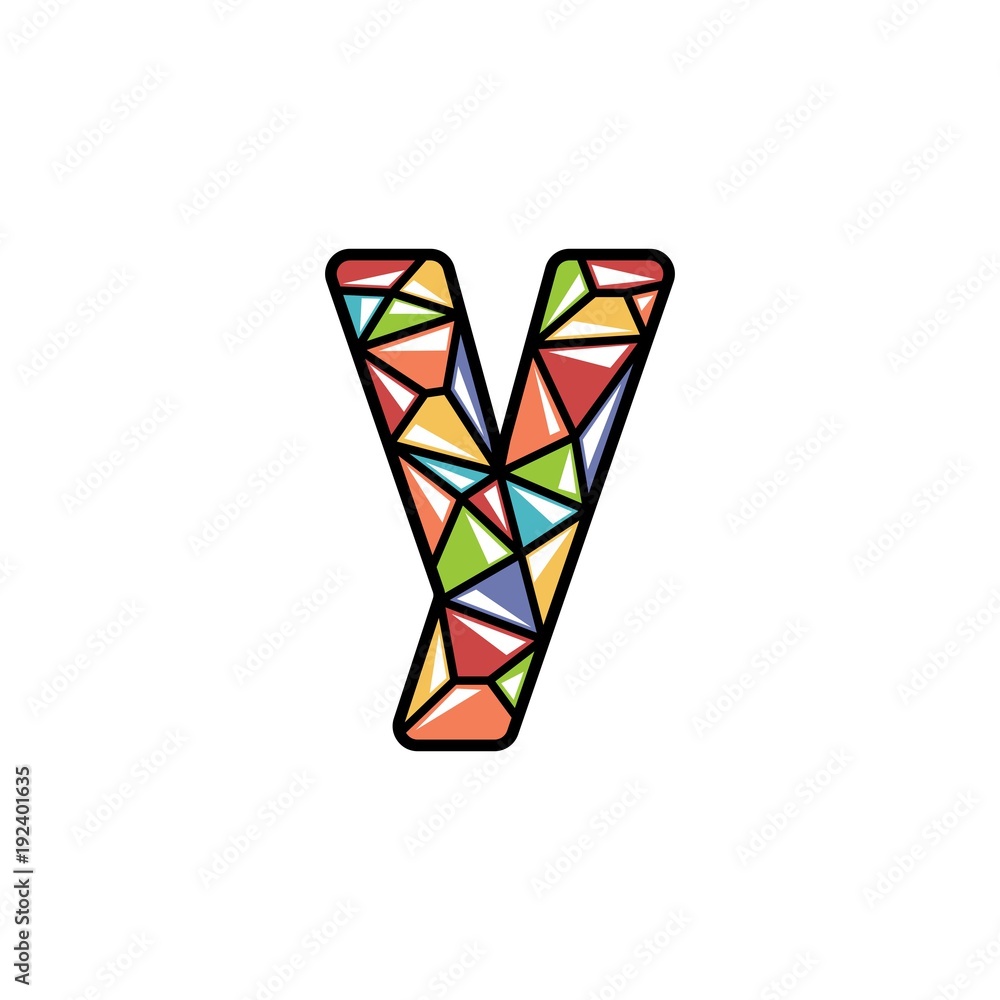 letter y icon shiny logo design letter y icon shiny logo design