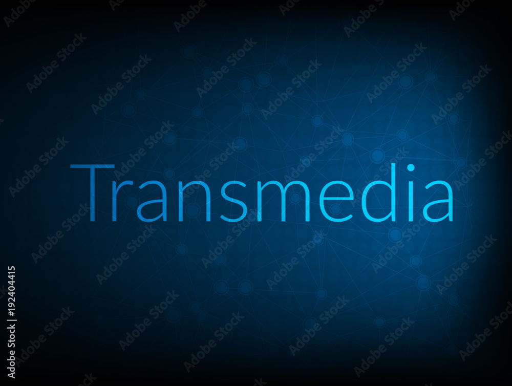 Transmedia abstract Technology Backgound