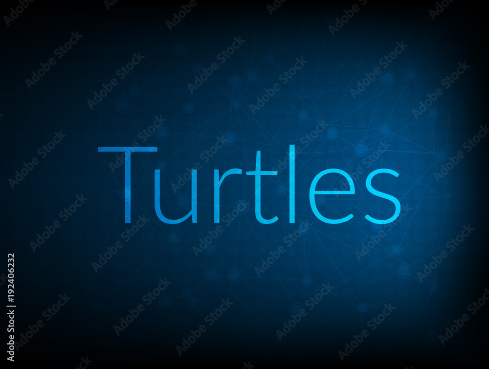 Turtles abstract Technology Backgound