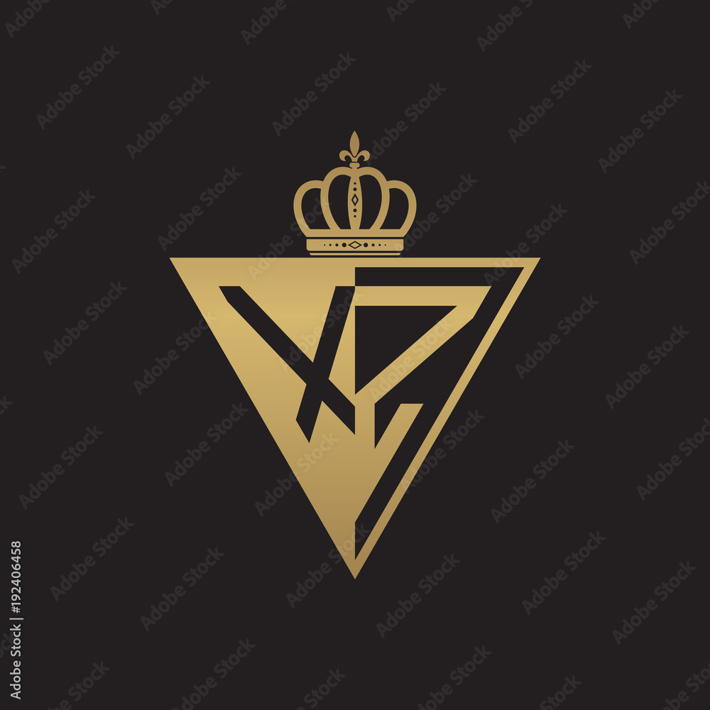 initial two letter half logo triangle gold initial two letter half logo triangle gold